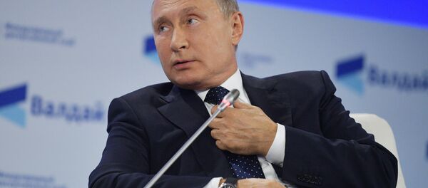 Vladimir Poutine participe à la 15e réunion annuelle du Club Valdaï - Sputnik Afrique