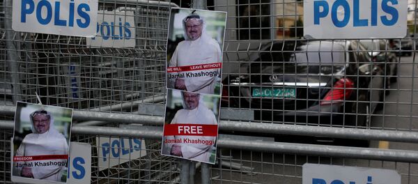 Images du journaliste saoudien Jamal Khashoggi à Istanbul Images du journaliste saoudien Jamal Khashoggi à Istanbul - Sputnik Afrique
