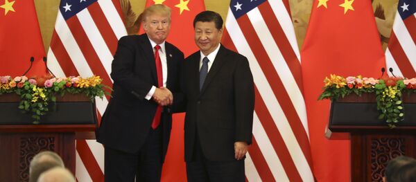 Donald Trump et Xi Jinping - Sputnik Afrique