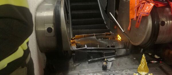 l'accident d'escalator dans le métro de Rome - Sputnik Afrique