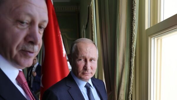 Рабочий визит президента РФ В. Путина в Турцию - Sputnik Afrique