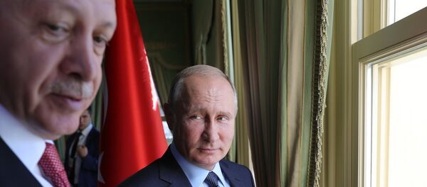 Рабочий визит президента РФ В. Путина в Турцию - Sputnik Afrique