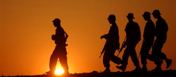 Израильские солдаты на учениях - Sputnik Afrique