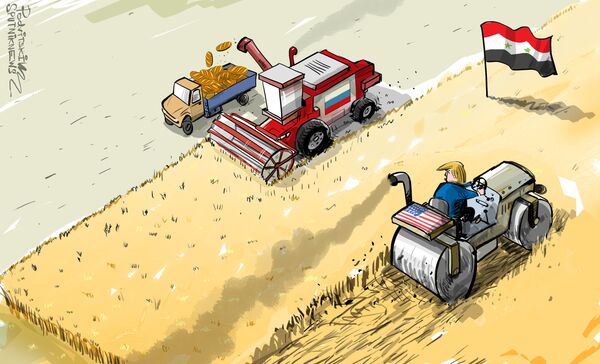 La Russie créera en Syrie le plus important centre d'exportation de blé au Proche-Orient - Sputnik Afrique