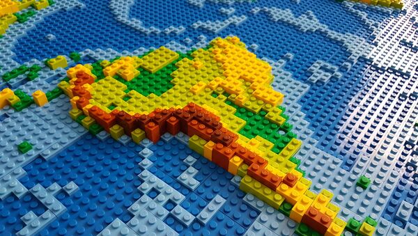 Mapa de América Latina, hecho con Lego (imagen referencial) - Sputnik Afrique