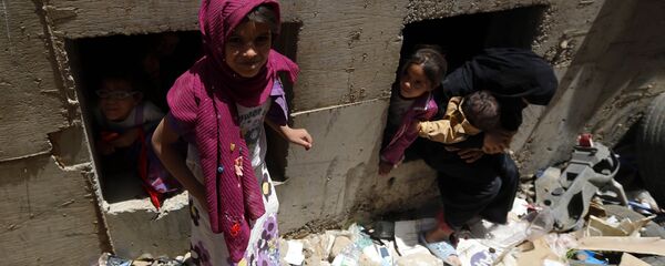 des enfants au Yémen - Sputnik Afrique