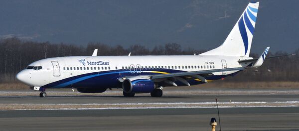 Un Boeing 737-800 de la compagnie aérienne NordStar - Sputnik Afrique