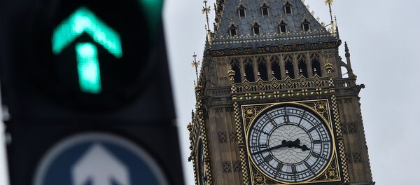 The Big Ben clocktower is seen in London, Britain, 12 March - Sputnik Afrique