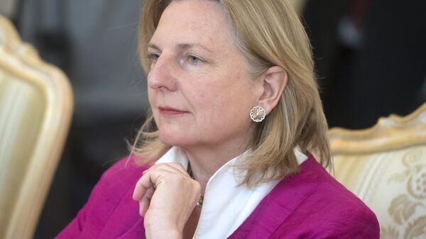 Karin Kneissl, la ministra austriaca de Exteriores - Sputnik Afrique