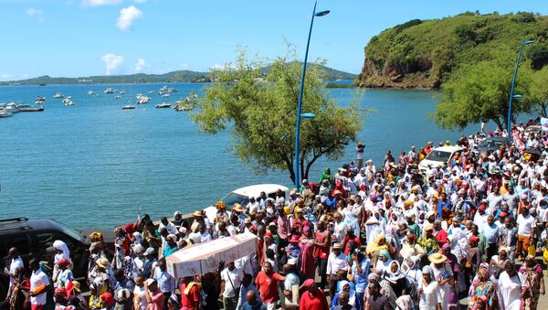Manifestation à Mamoudzou le 10 mai 2018 contre un éventuel changement de statut de Mayotte - Sputnik Afrique