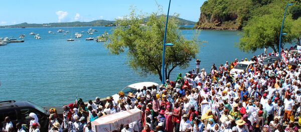 Manifestation à Mamoudzou le 10 mai 2018 contre un éventuel changement de statut de Mayotte - Sputnik Afrique