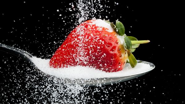 Une fraise en sucre (image d'illustration) - Sputnik Afrique