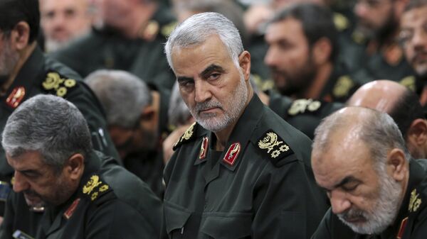 Le général Qassem Soleimani, commandant de l'unité spéciale Al-Qods du Corps des gardiens de la révolution islamique - Sputnik Afrique
