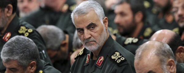Le général Qassem Soleimani, commandant de l'unité spéciale Al-Qods du Corps des gardiens de la révolution islamique - Sputnik Afrique