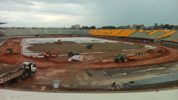 Stade de Japoma, à Douala, Cameroun Stade de Japoma, à Douala, Cameroun - Sputnik Afrique