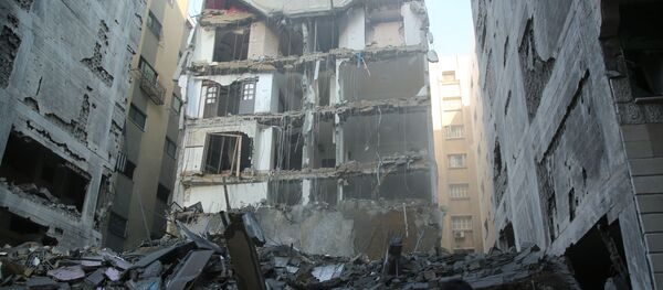 Conséquences des attaques de missiles israéliennes contre la bande de Gaza - Sputnik Afrique