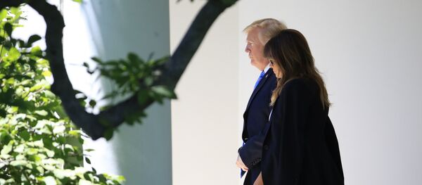 President Donald Trump and first lady Melania Trump - Sputnik Afrique