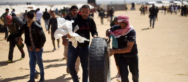 Palestinians' Mass Protests on Gaza Border in Pictures - Sputnik Afrique