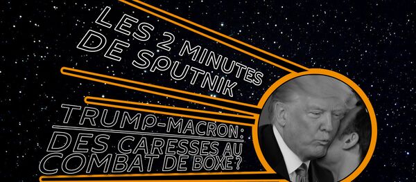 Sputnik France Trump Macron - Sputnik Afrique