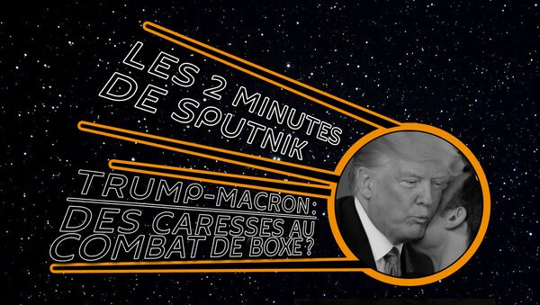 Sputnik France Trump Macron - Sputnik Afrique