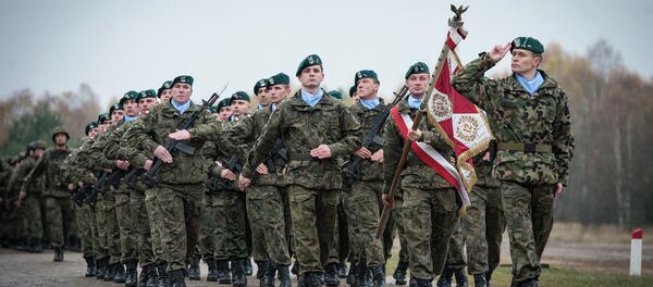 Des soldats polonais dans la force de réaction rapide de l'Otan - Sputnik Afrique
