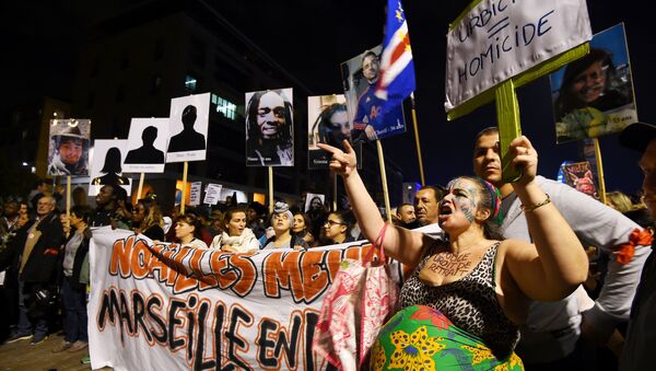 la «Marche de la colère» à  Marseille - Sputnik Afrique