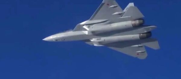 Les vols des chasseurs Su-57 en Syrie - Sputnik Afrique