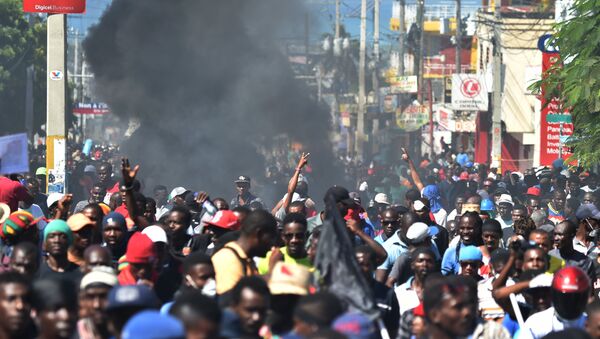 Manifestations à Port-au-Prince - Sputnik Afrique
