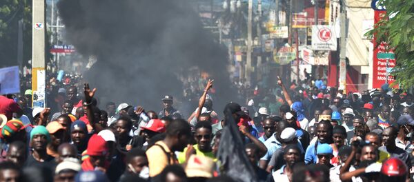 Manifestations à Port-au-Prince - Sputnik Afrique