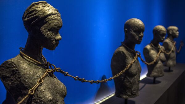 Sculptures des esclaves exposés dans le Centre caribéen d’expressions et de mémoire de la traite et de l’esclavage - Sputnik Afrique