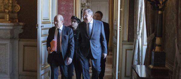 Jean-Yves Le Drian et Sergueï Lavrov à Paris - Sputnik Afrique