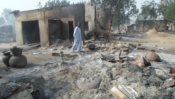 Un village nigérian attaqué par Boko Haram (archive photo) - Sputnik Afrique