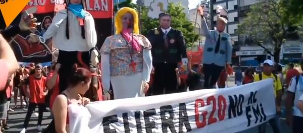 Manifestation contre le sommet du G20 à Buenos Aires - Sputnik Afrique