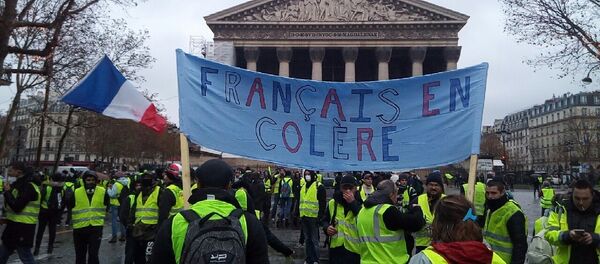 Gilets jaunes le 1 décembre 2018 à Paris - Sputnik Afrique