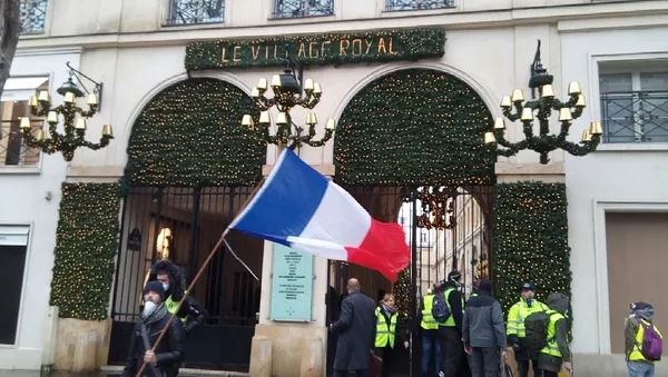 Gilets jaunes le 1 décembre 2018 à Paris - Sputnik Afrique