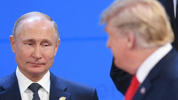 Vladimir Poutine et Donald Trump en Argentine  - Sputnik Afrique