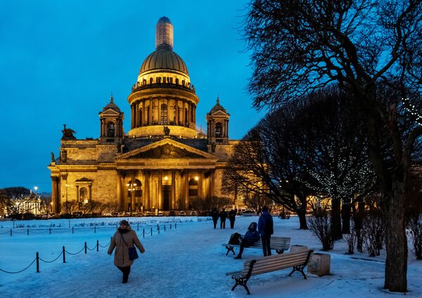 Saint-Pétersbourg magique en hiver - Sputnik Afrique