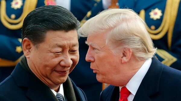 Xi Jinping et Donald Trump - Sputnik Afrique