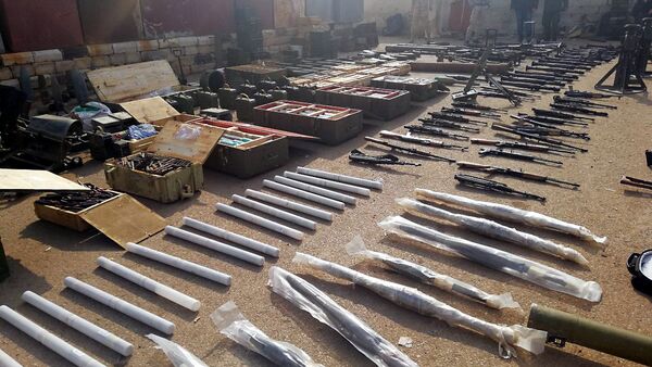 Un dépôt d’armes des terroristes découvert dans le sud de la Syrie - Sputnik Afrique