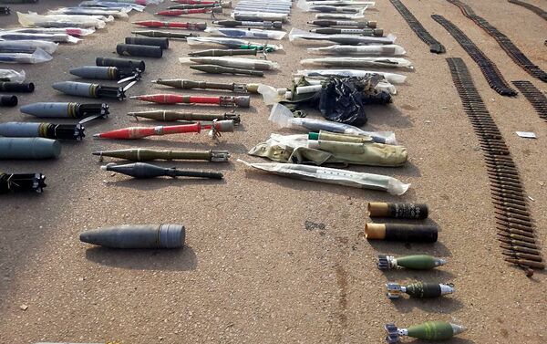 Un dépôt d’armes des terroristes découvert dans le sud de la Syrie - Sputnik Afrique