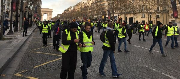 Manifestation des Gilets jaunes le 8 décembre 2018 - Sputnik Afrique