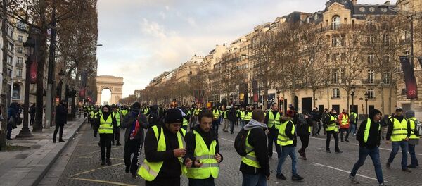 Manifestation des Gilets jaunes le 8 décembre - Sputnik Afrique