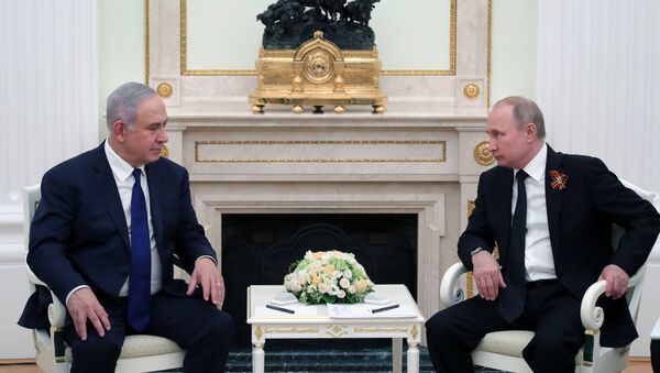 Benjamin Netanyahu et Vladimir Poutine (archives) - Sputnik Afrique