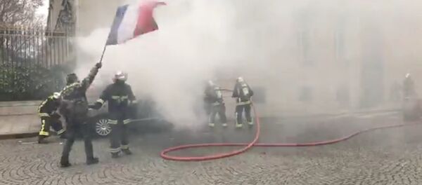 La manifestation des Gilets jaunes le 8 décembre 2018 (image d'illustration) - Sputnik Afrique