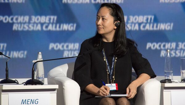 Huawei's Executive Board Director Meng Wanzhou attends the VTB Capital Investment Forum Russia Calling! in Moscow - Sputnik Afrique