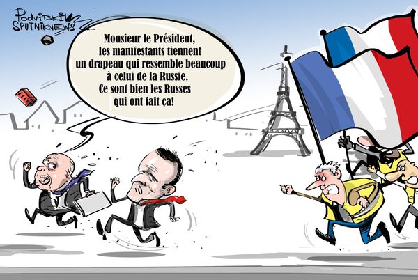 Gilets jaunes «orchestrés» par Moscou? - Sputnik Afrique