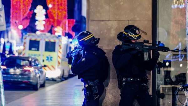 Les policiers français à Strasbourg - Sputnik Afrique