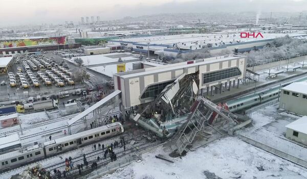 L’accident d’un TGV à Ankara - Sputnik Afrique