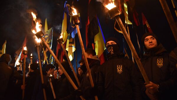 Marche de nationalistes à Lvov - Sputnik Afrique