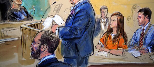 Maria Butina au tribunal - Sputnik Afrique